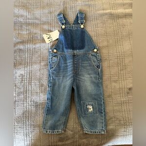 Zara Kids Classic Blue Overalls